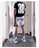 GOLDEN CURRY CHAMPION BASKETBALL SHORTS WITH DOUBLE LAYER