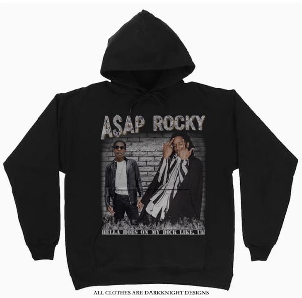 DKNT ASAP GRAPHIC ROCKY HIPHOP STYLE UNISEX HOODIE