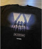 BLACK PINK PRINT KPOP STREETWEAR COMBINED T SHIRT AND SWEATSHIRT