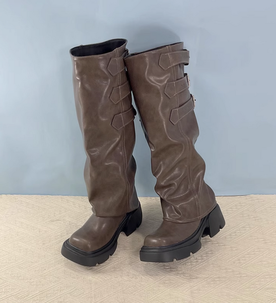 JIALINNA MARTIN OVER THE KNEE RETRO WOMEN'S BOOTS