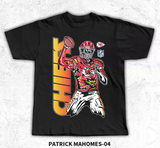 PATRICK AMERICAN FOOTBALL KANSAS CHAMPS T SHIRTS