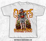 PATRICK AMERICAN FOOTBALL KANSAS CHAMPS T SHIRTS