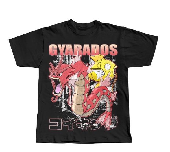 VINTAGE POKEMON CHARIZARD BOOTLEG CARTOON DIGITAL PRINT T SHIRT