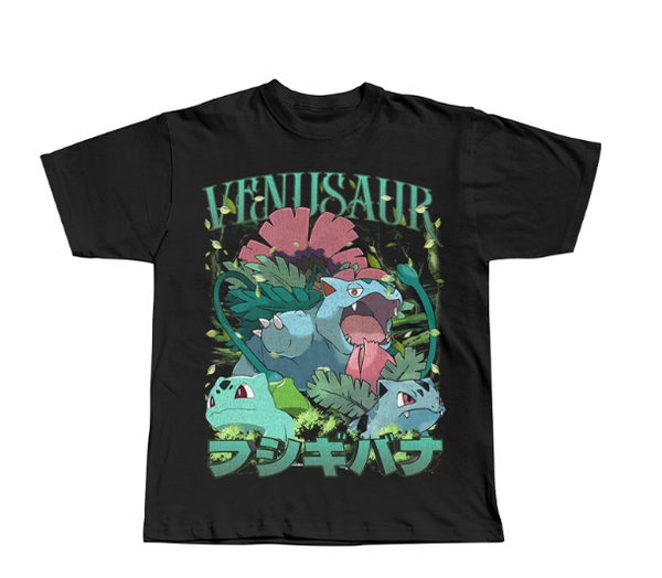 VINTAGE POKEMON CHARIZARD BOOTLEG CARTOON DIGITAL PRINT T SHIRT