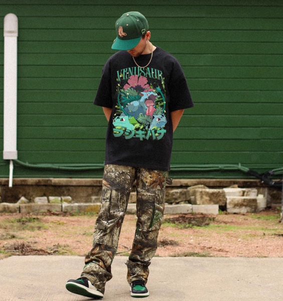 VINTAGE POKEMON CHARIZARD BOOTLEG CARTOON DIGITAL PRINT T SHIRT