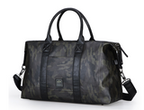DRACONITE CAMOUFLAGE CASUAL WATERPROOF PU LEATHER SHOULDER TRAVEL BAG - boopdo