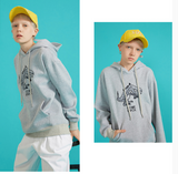 TOYOUTH COME BACK DINOSAUR EMBROIDERED HOODIE - boopdo