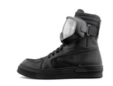 NESERV JULIUS HYPE BEAST NESSER LEATHER SNEAKER BOOTS WITH SKI GLASSES - boopdo