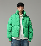 BY NIXU LUCKY FIVE STAND COLLAR COTTON BOMBER JACKET - boopdo
