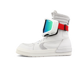 NESERV JULIUS HYPE BEAST NESSER LEATHER SNEAKER BOOTS WITH SKI GLASSES - boopdo