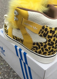 ADIDAS ORIGINALS JEREMY SCOTT BONES FUR YELLOW LEOPARD B26024 - boopdo