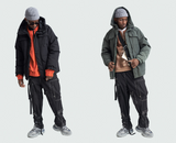 SHOTE SINN HE ON THE EDGE JAPANESE DESIGN REED HOODED JACKET - boopdo