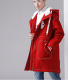 TOYOUTH RED MAROON EXCLUSIVE PARKA COAT 8740822801 - boopdo
