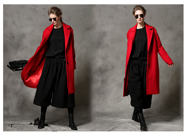 C4MORE HIPSTER MASTER YODA DESIGN WIDE LEG PANTS WITH RED BELT - boopdo