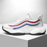 FAMAN MULTI 3 STRIPE TRAINERS - boopdo
