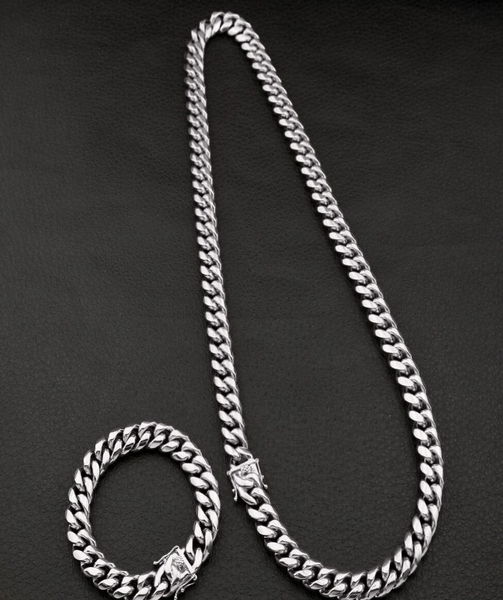 RICH BRIAN XX TENTACION CUBAN GOLD SILVER CHOKER NECK CHAIN - boopdo
