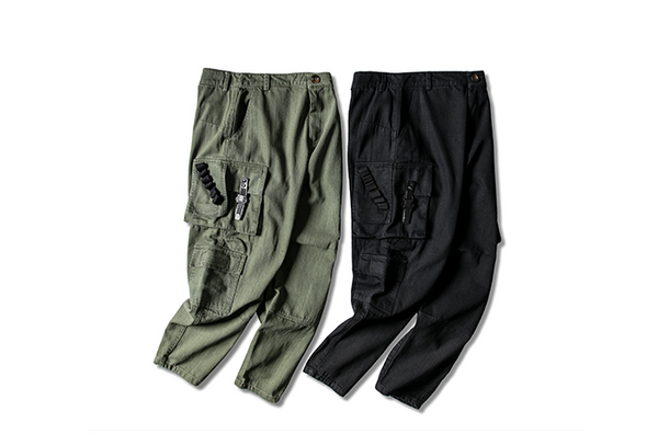 ADAM FREAKOZ JOJO CARGO POCKET TRACK PANTS - boopdo