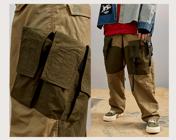 BEASTER OVAVI RETRO COLLECTION CARGO TRACK PANTS - boopdo