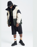 SHOTE SINN HE ON THE EDGE REVERSIBLE COTTON HOODED JACKET - boopdo
