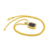 HIPSTER SAVAGE FREE STYLE MINI GEM DIAMOND NECKLACE - boopdo