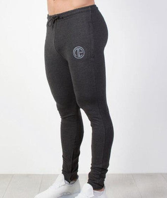 MUSCLE BROTHERS SKINNY BASIC STYLE FITNESS SWEATPANTS - boopdo