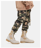 YOMOTA OTE BTW CAMO CASUAL CARGO SWEATPANTS - boopdo