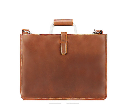 MIRANDA PORFANO BRITISH DESIGN HANDMADE LEATHER BRIEFCASE - boopdo