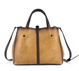 ENVIYO VIRGA BAOTOU LEATHER TOTE BAGS - boopdo