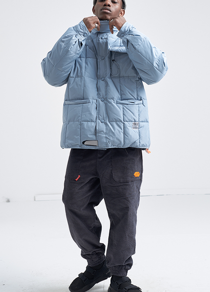 STONE SINN HE ON THE EDGE SOMEDNE DESIGN HIGH NECK DOWN JACKET - boopdo