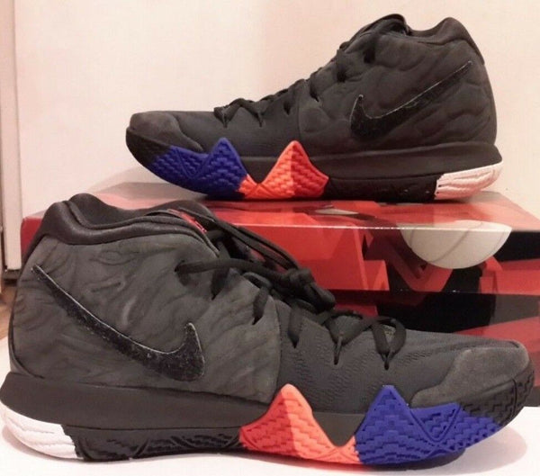NIKE KYRIE 4 YEAR OF THE MONKEY ANTHRACITE BLACK BASKETBALL SHOES 943806 011 - boopdo