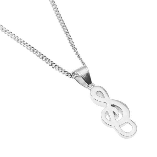 PHARAZ SOUND OF MUSIC STAINLESS STEEL CHAIN NECKLACE - boopdo