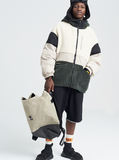SHOTE SINN HE ON THE EDGE REVERSIBLE COTTON HOODED JACKET - boopdo
