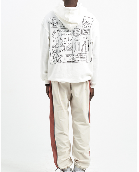 SHOTE SINN HE ON THE EDGE POST MOD ART HOODIE SWEATSHIRT - boopdo