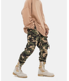 YOMOTA OTE BTW CAMO CASUAL CARGO SWEATPANTS - boopdo