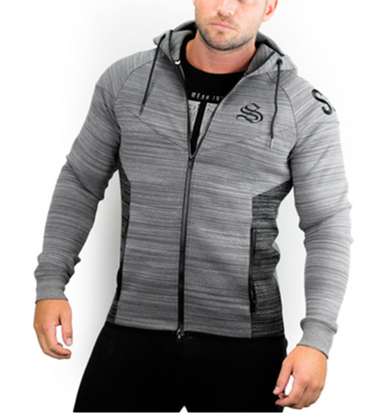 MUSCLE BROXS TRAINING CARDIGAN FITNESS PULLOVER HOODIE - boopdo