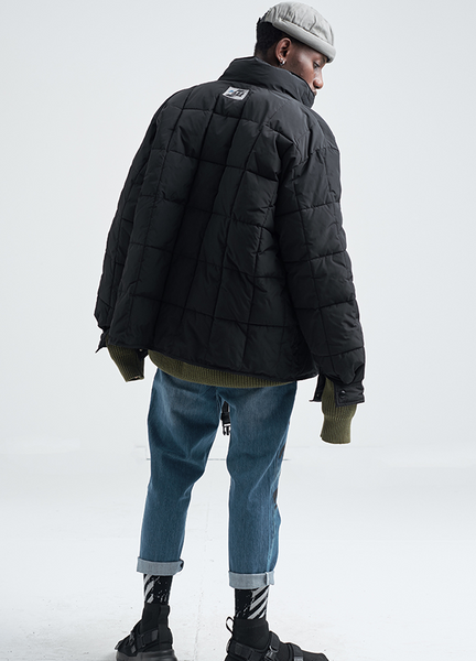 STONE SINN HE ON THE EDGE SOMEDNE DESIGN HIGH NECK DOWN JACKET - boopdo