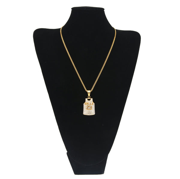 TREVOR MUZA BULLS NUMBER 23 DIAMOND JERSEY DESIGN BASKETBALL NECKLACE - boopdo