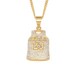TREVOR MUZA BULLS NUMBER 23 DIAMOND JERSEY DESIGN BASKETBALL NECKLACE - boopdo