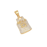TREVOR MUZA BULLS NUMBER 23 DIAMOND JERSEY DESIGN BASKETBALL NECKLACE - boopdo