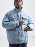 STONE SINN HE ON THE EDGE SOMEDNE DESIGN HIGH NECK DOWN JACKET - boopdo