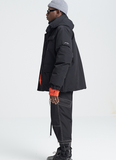 SHOTE SINN HE ON THE EDGE JAPANESE DESIGN REED HOODED JACKET - boopdo