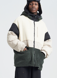 SHOTE SINN HE ON THE EDGE REVERSIBLE COTTON HOODED JACKET - boopdo