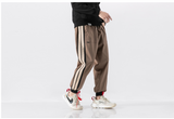 PARKAZA ZUZU JAPANESE STYLE SIDE STRIPED TRACK PANTS - boopdo