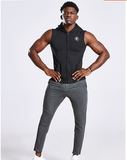 IRON LIFE CARDIOLA SPORTSWEAR SLEEVELESS HOODED T SHIRTS - boopdo