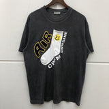 ESSENTIX AIR SUNSHINE SMILEY FACE SOCK ATTACHED BASIC UNISEX T SHIRT - boopdo