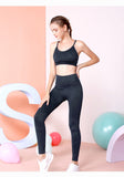 SANYAMA DESIGN TIE DYE SPORTS BRA AND LEGGINGS CO ORD IN BLACK - boopdo