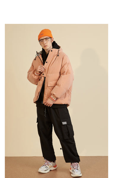NOIVAS PENDOVA STREET CLOTHING STYLE HOODED JACKET - boopdo