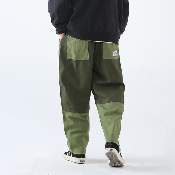 DOPE URBAN JAPANESE RAPPER STYLE PATCH TRACK PANTS - boopdo