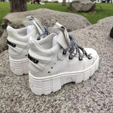 MAXCO NOTTE DONNA CHUNKY PLATFORM WEDGE TRAINERS SNEAKER - boopdo