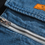 JEJOLI REZO DENIM JEAN POCKET JOGGER PANTS IN BLACK - boopdo